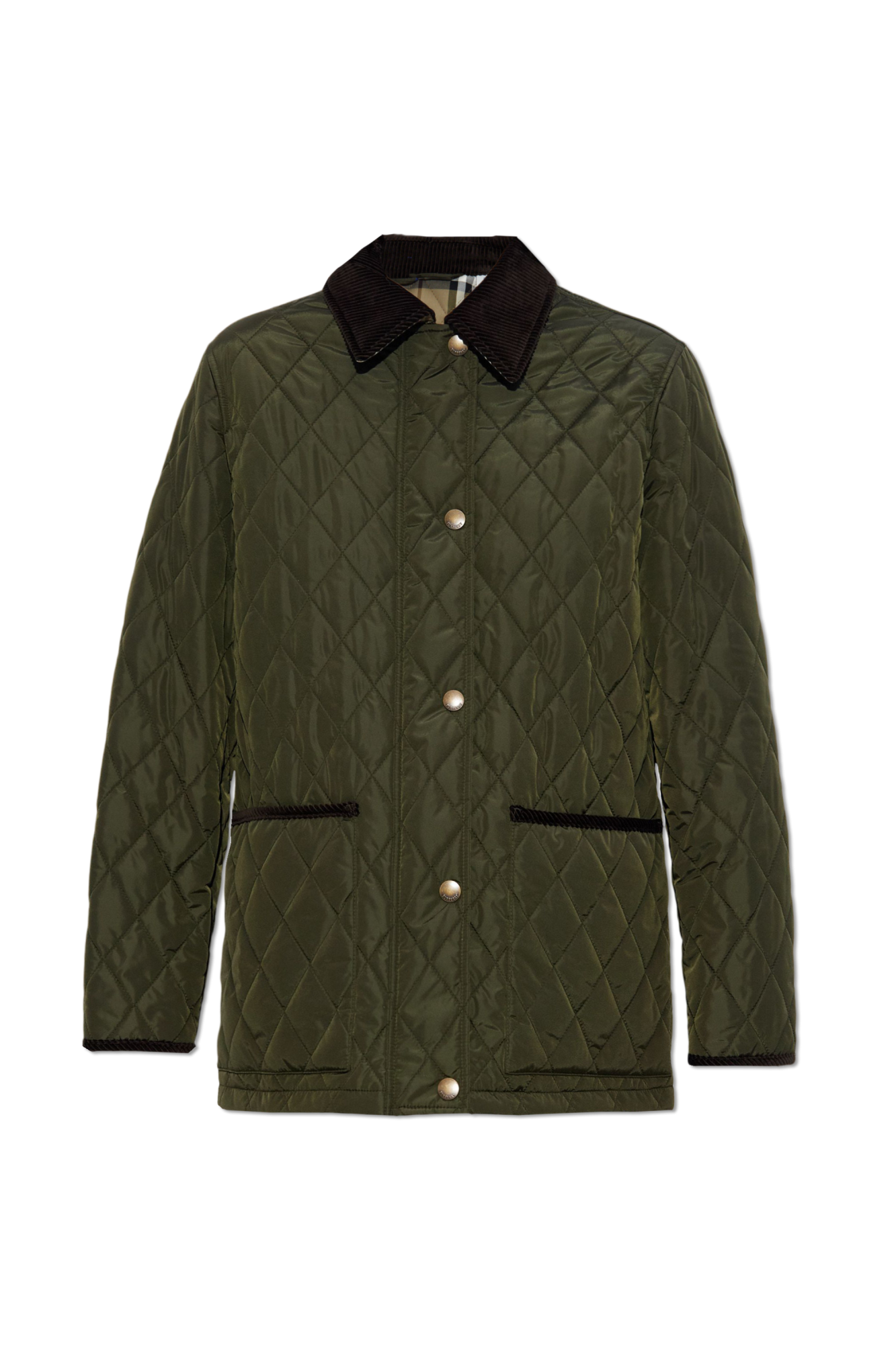 Green Quilted jacket 